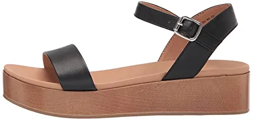 Amazon Essentials Women's Two Band Flatform Sandal