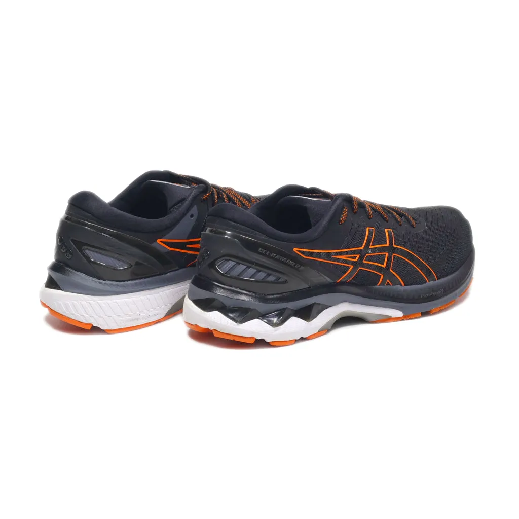 Asics Gel Kayano 27 Sport Shoes Leather Black Colour For Men