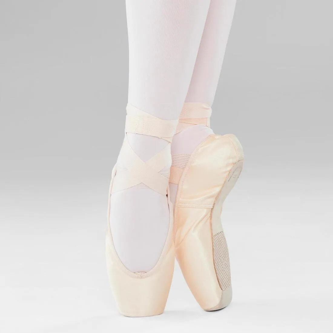 Beginner Pointe Shoes with Flexible Soles - Beige