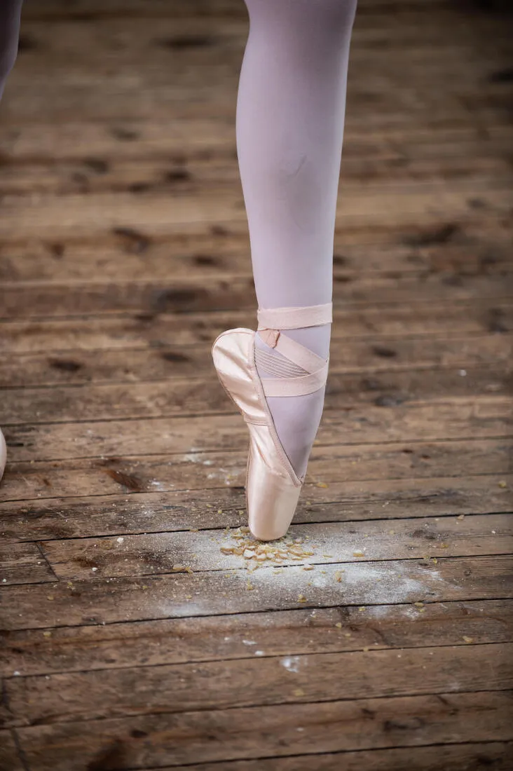 Beginner Pointe Shoes with Flexible Soles - Beige