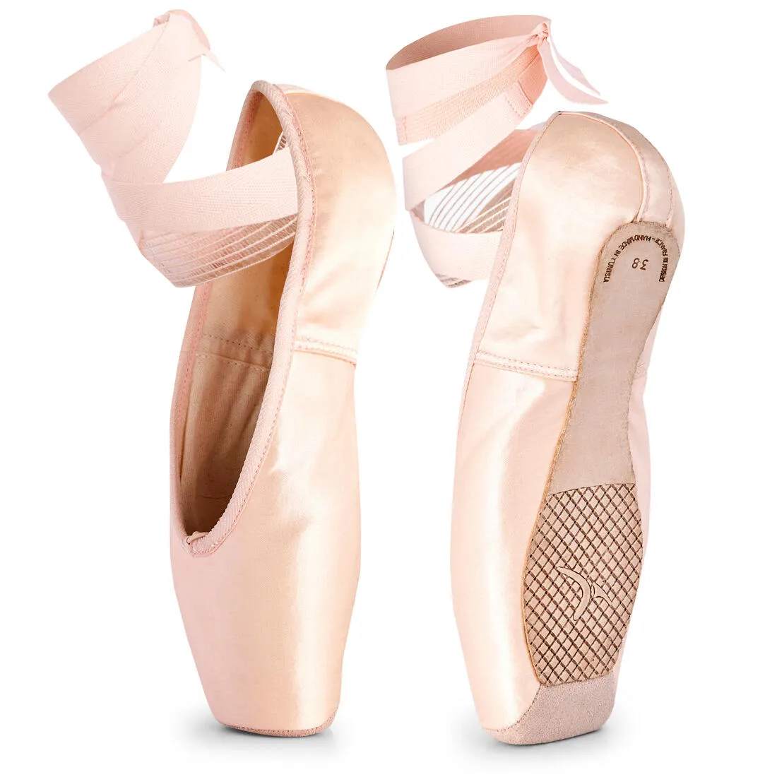 Beginner Pointe Shoes with Flexible Soles - Beige