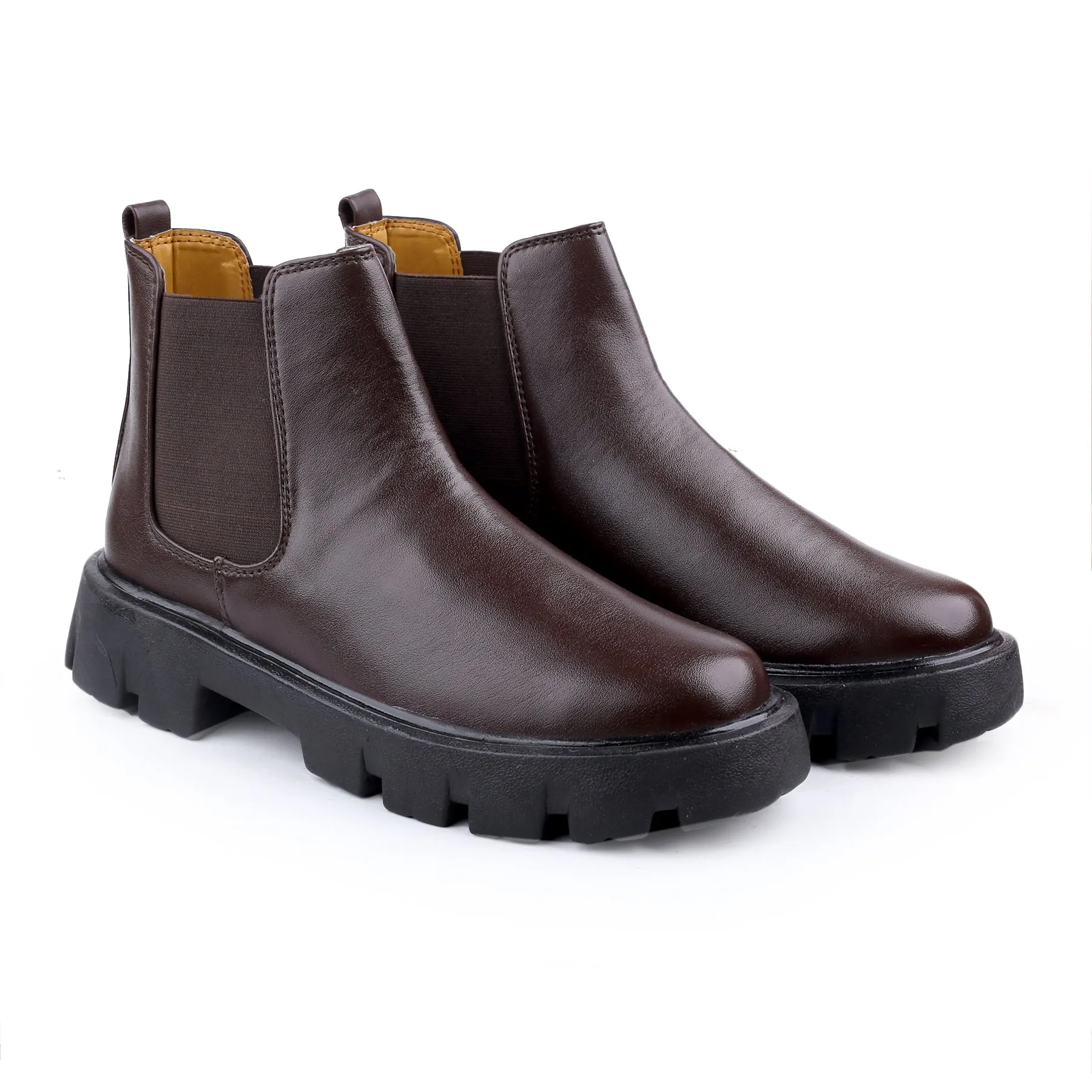 Bxxy Slip-on Ankle Stylish Boots for Men