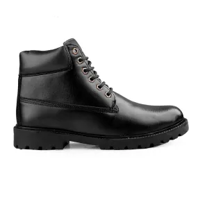 Bxxy's Faux Leather Lace-up Boots for Men