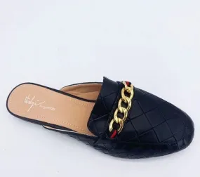 Chain Loafers - Black