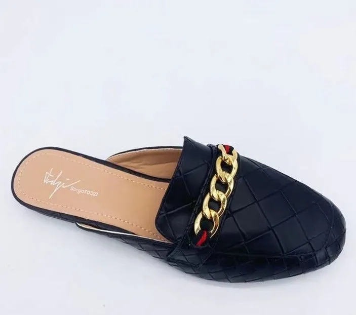 Chain Loafers - Black