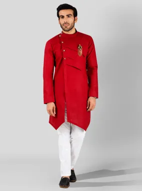 Dark Red Kurta | Azania