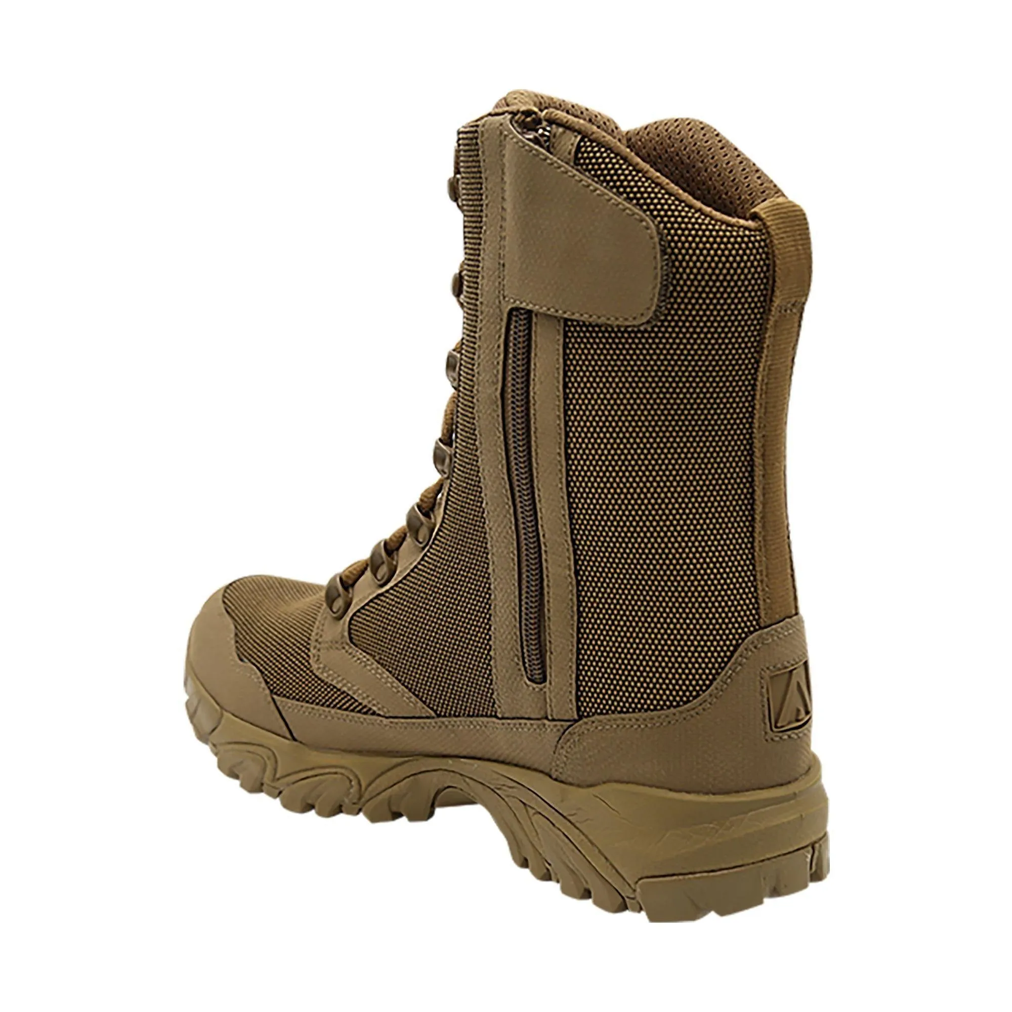 [Factory Outlet] ALTAI® 8" Brown Waterproof Motorcycling Boots with Zipper (MFH200-Z)