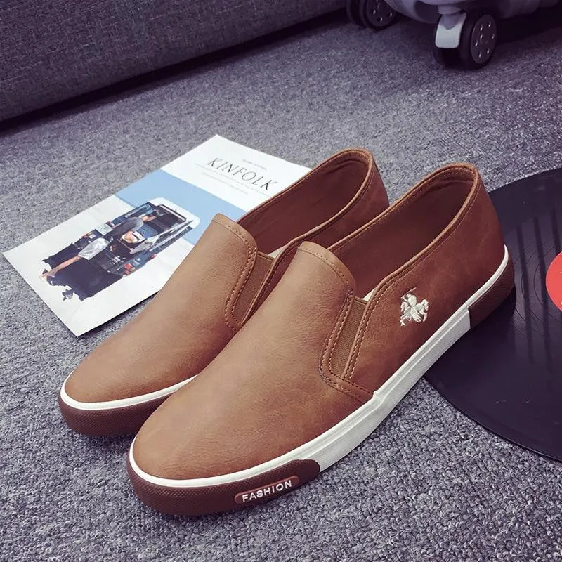 Fashion Brand Leather Loafers For Men