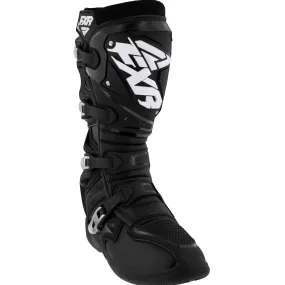 FXR  Factory Ride Boots Maximum Protection Highly Durable Off-Road Comfort Black