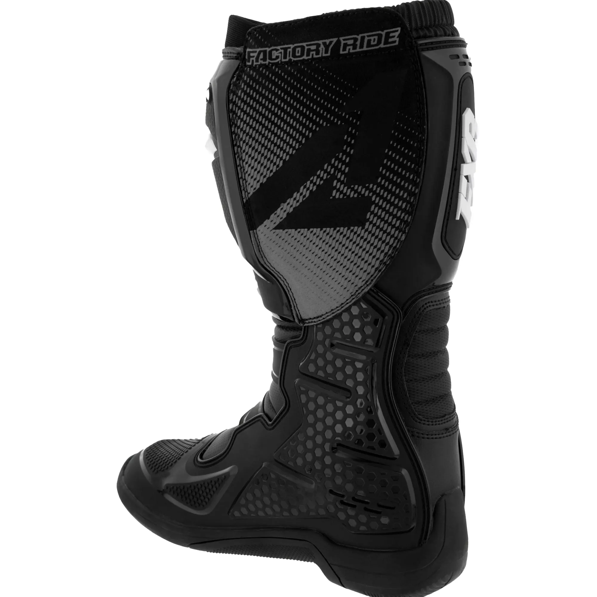 FXR  Factory Ride Boots Maximum Protection Highly Durable Off-Road Comfort Black