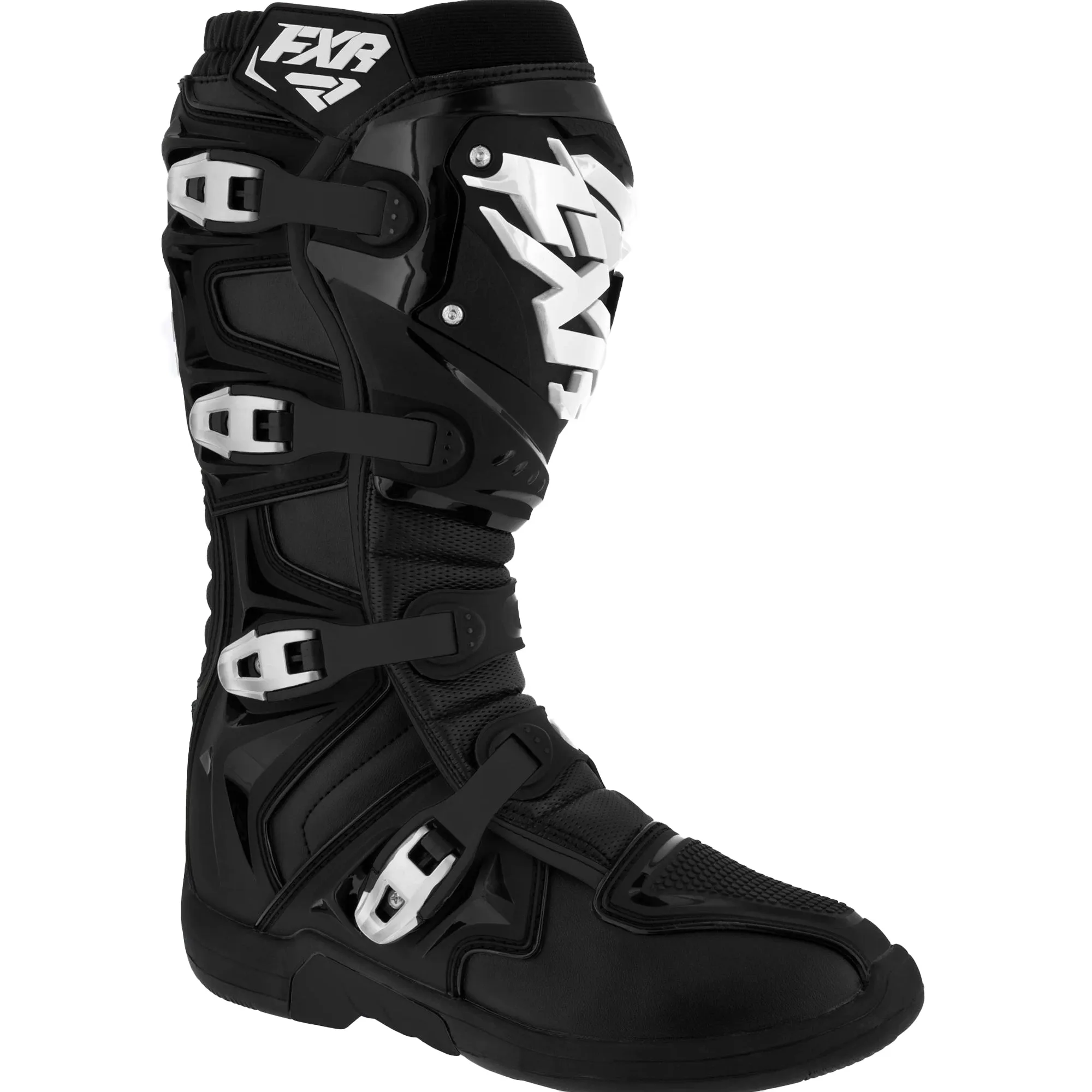 FXR  Factory Ride Boots Maximum Protection Highly Durable Off-Road Comfort Black