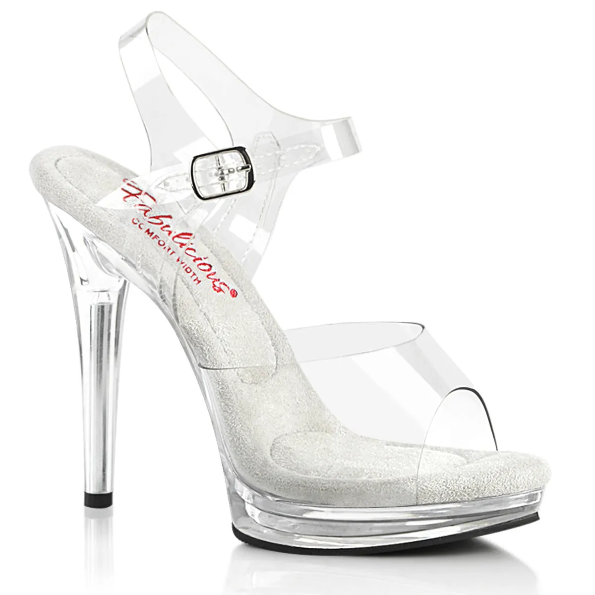 Glory-508 Clear, 5" Heels (Speed Heels)