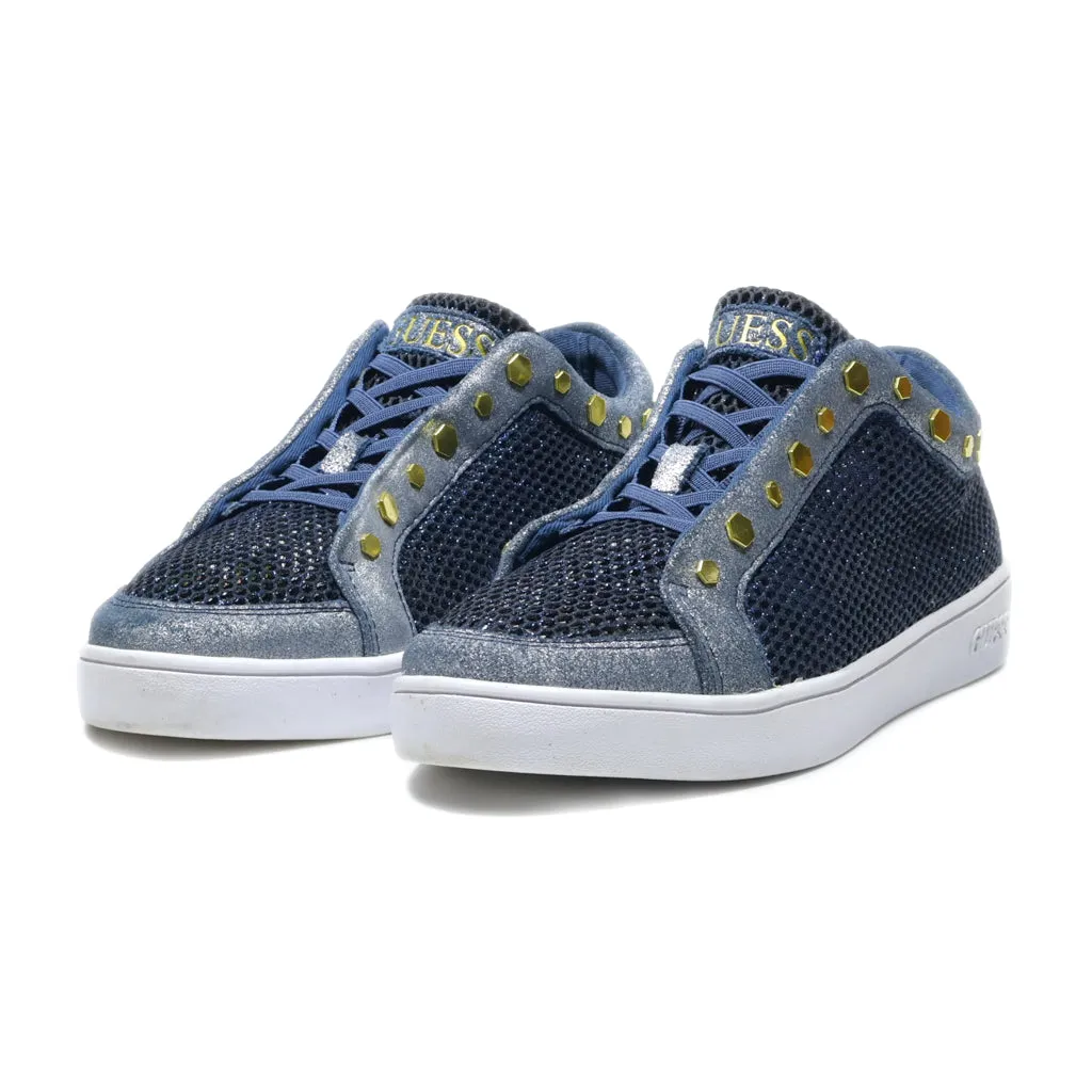 Guess Low-Top Sneakers Fabric Blue Colour For Women