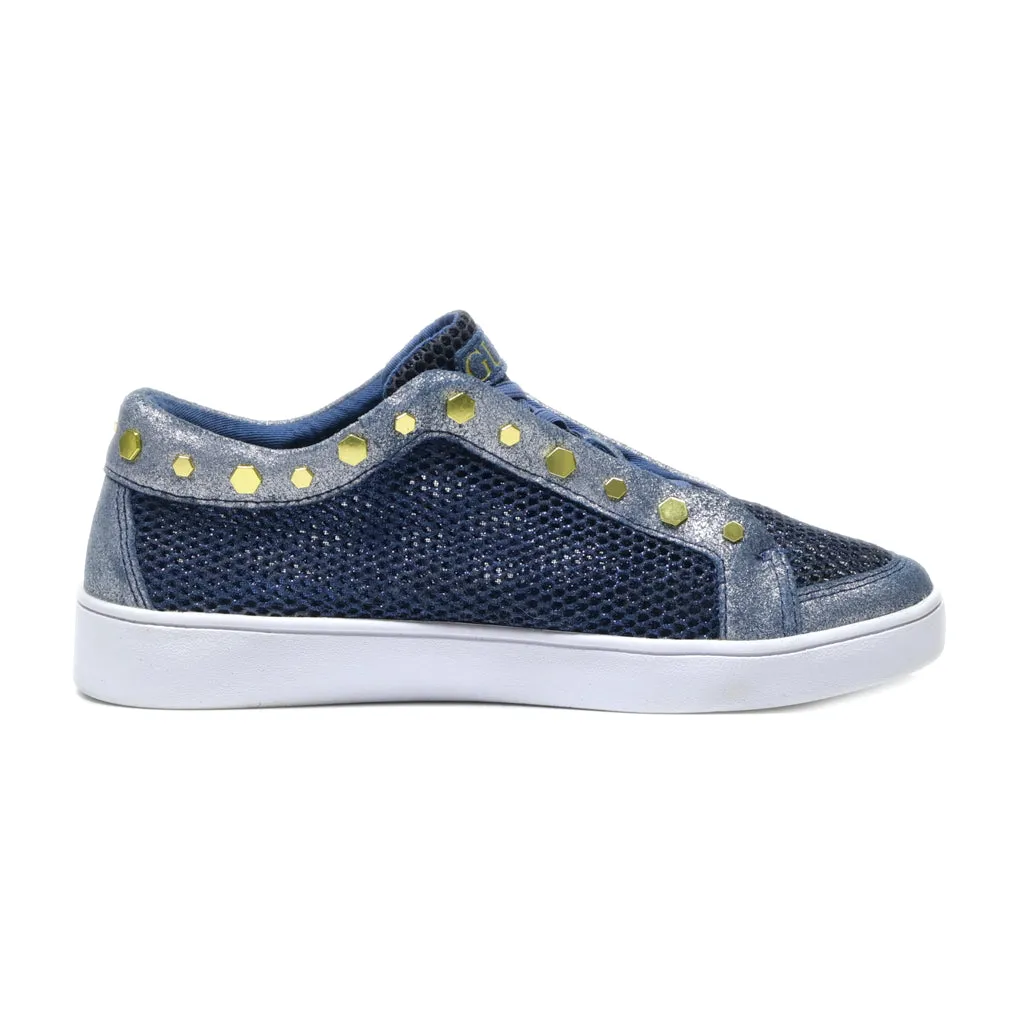 Guess Low-Top Sneakers Fabric Blue Colour For Women