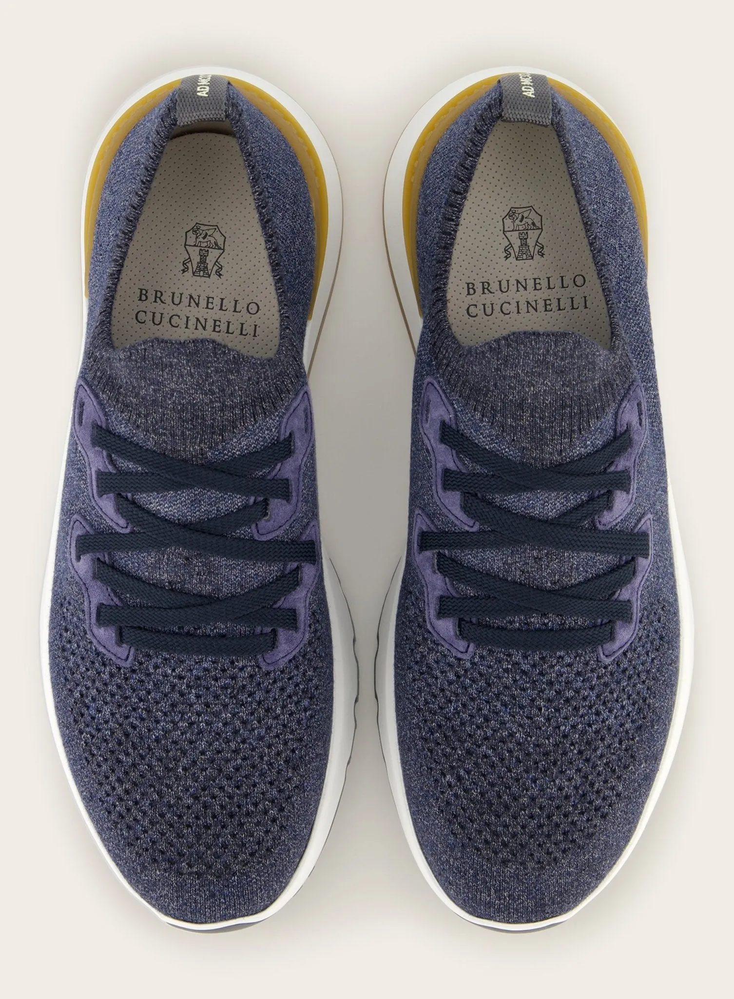 Knitted low-top sneakers