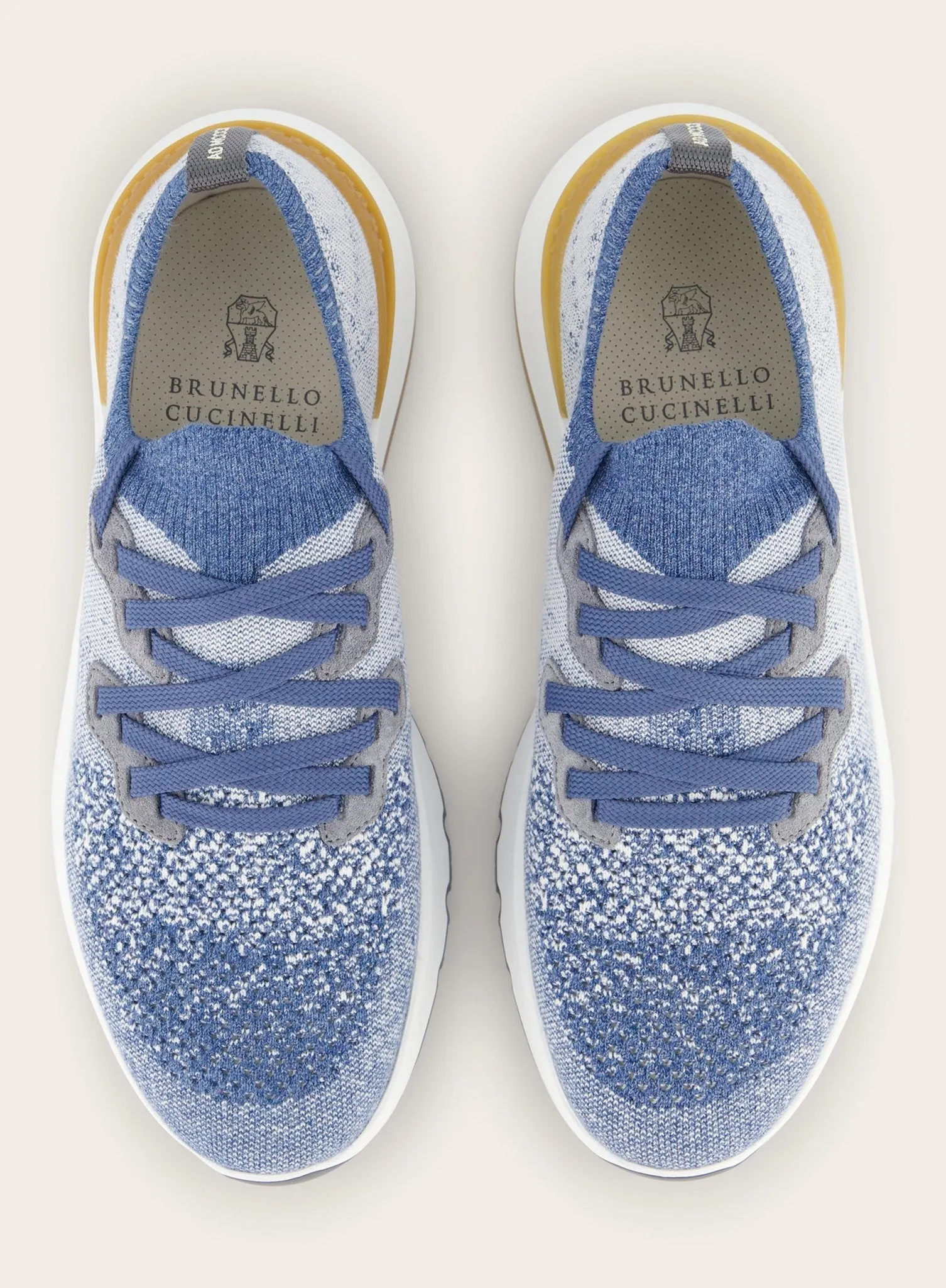 Knitted low-top sneakers