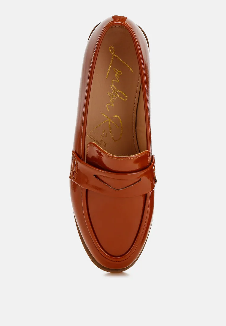 Mogul Penny Strap Detail Loafers