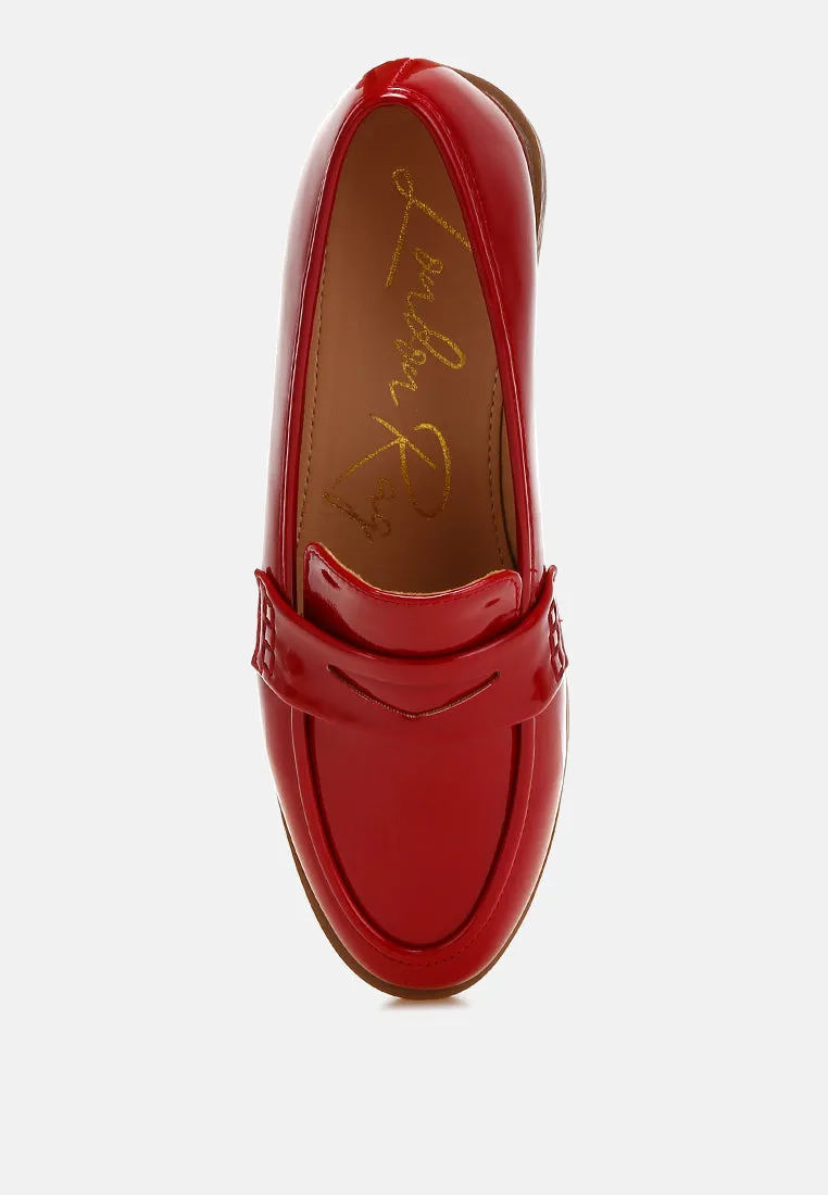 Mogul Penny Strap Detail Loafers