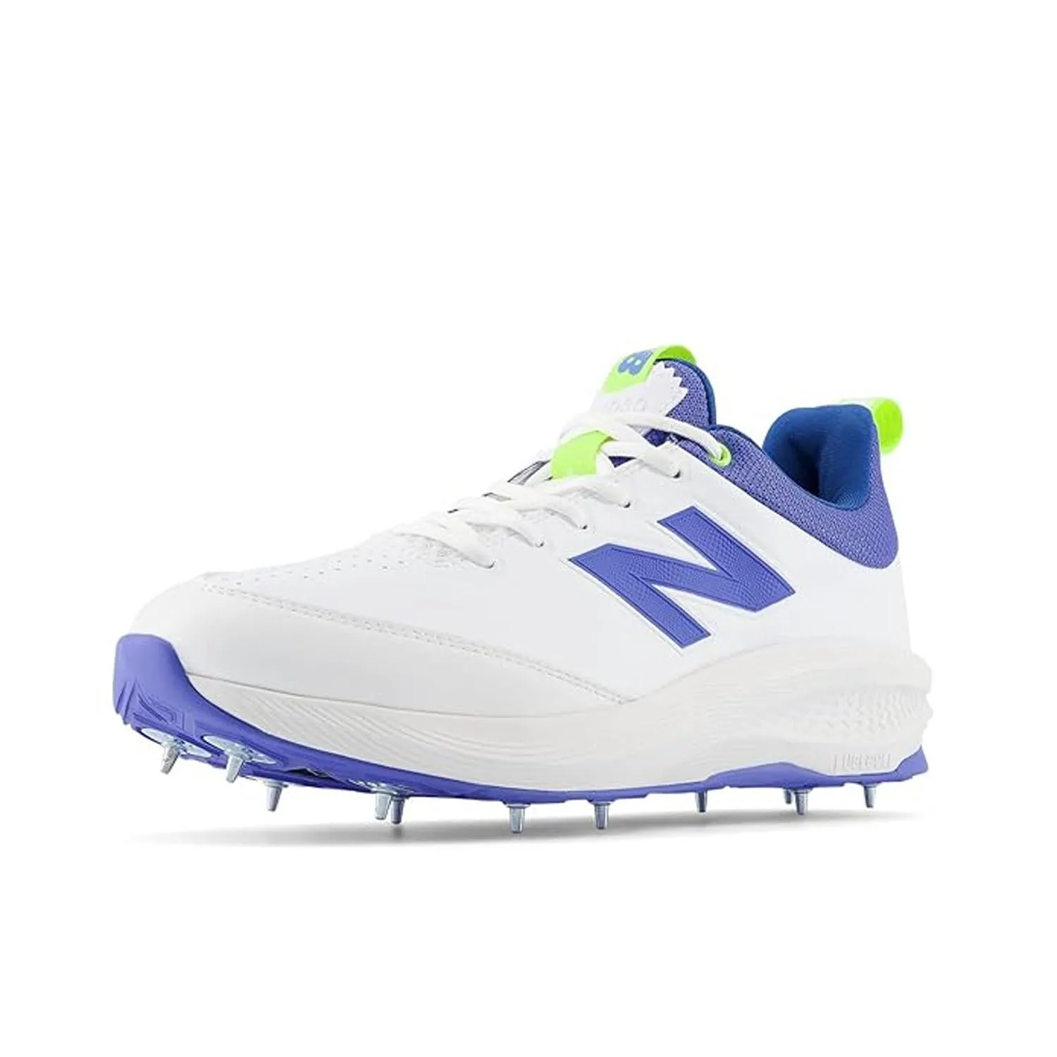 New Balance CK4030W5 Metal Spike Cricket Shoe, White