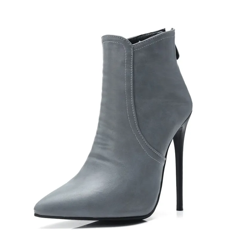 Super Women Boots Pointed Toe High Heel