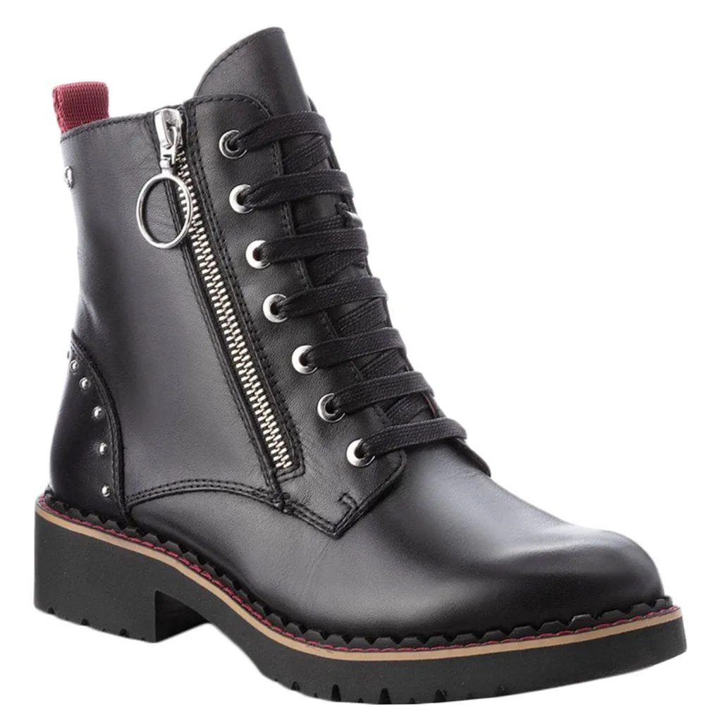 Vicar Calfskin Leather Women's Ankle Boots