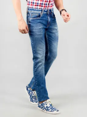 Victoria Blue Washed Straight Fit Jeans | Greenfibre