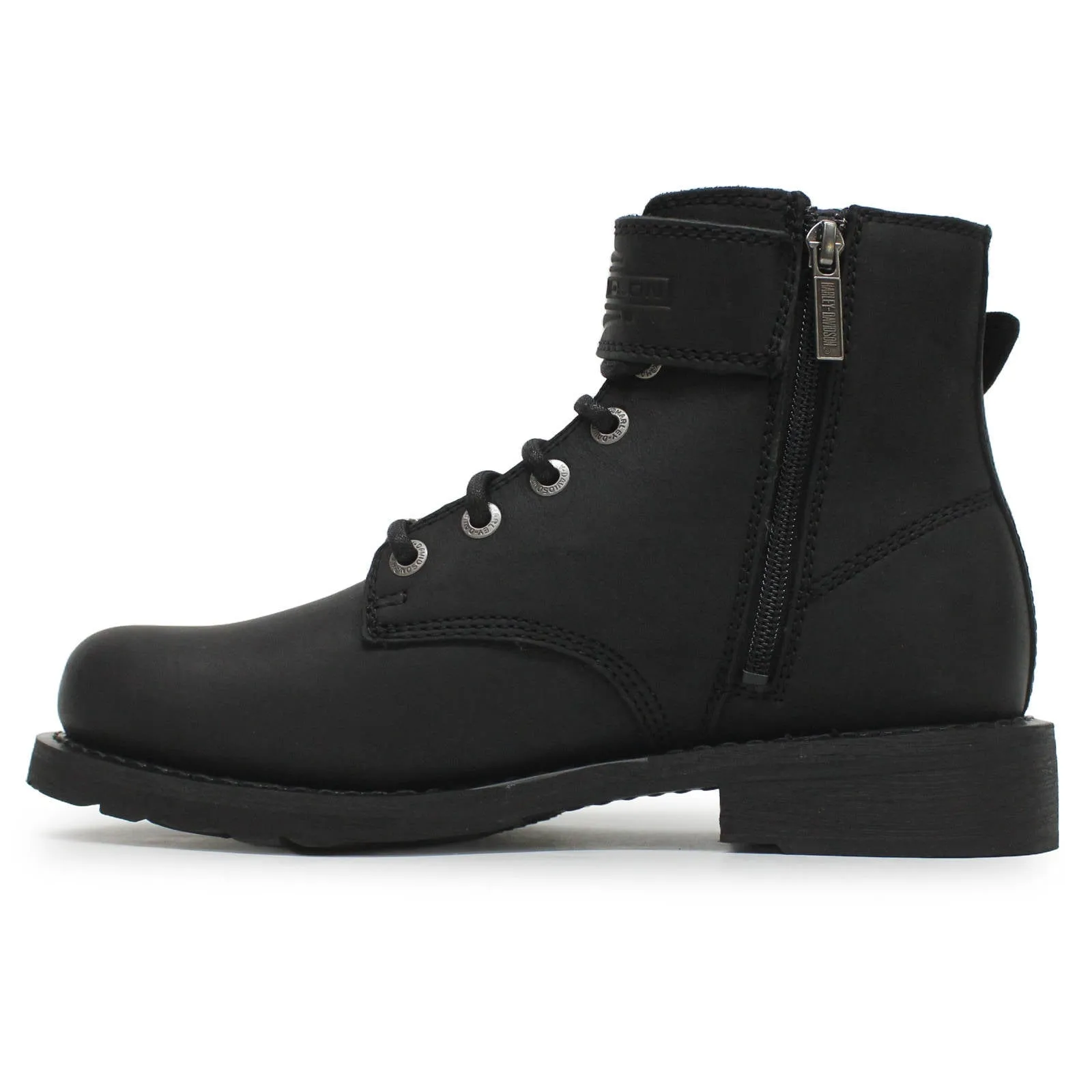 Vntgmoto Short Full Grain Leather Men's Ankle Boots